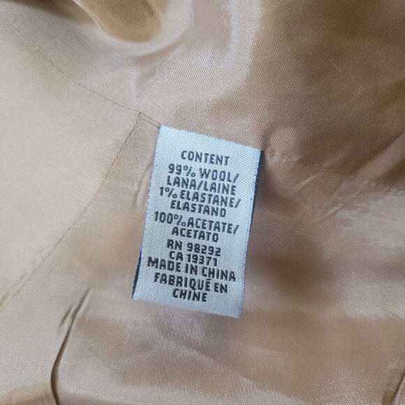 Tibi Wool Tan Blazer, XS-S - Picture 13 of 13